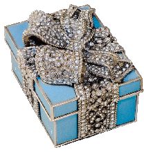 Edgar Berebi All Wrapped Up Box in Turquoise