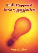 Shift Happens Service & Innovation Pack DVD and CD-ROMS - Featuring 3DThinking, DATING Your Customer, Doctor Travel and Meaningful Memories.