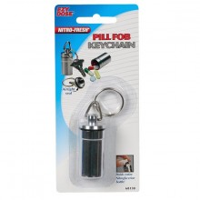 Deluxe Pill Fob Keychain for aspirin, medicine or nitro.