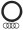 Center Rubber Track & Four Replacement Rubber O-rings (tires)