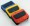 The Mini Magic Bag Expandable Wallet Tote Bag - Blue, Yellow, Red