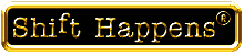 Shift Happens Lapel Pin
